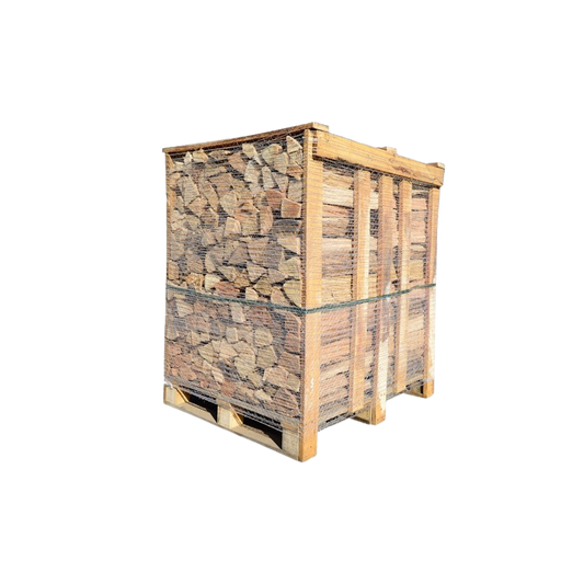 Bois de chauffage spécial pizzeria — palette 1 stère sec séchoir mélange feuillus, Cocoflamme