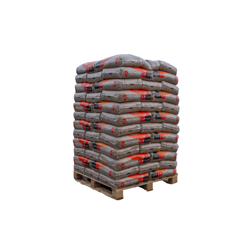 Granulés de bois 100% résineux — palette 72 sacs (1080kg), Crépito chez Cocoflamme