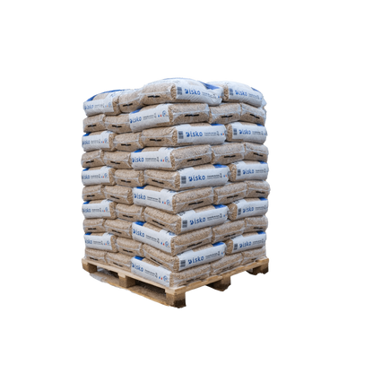 Granulés de bois — palette de 70 sacs 1050kg, ISKO
