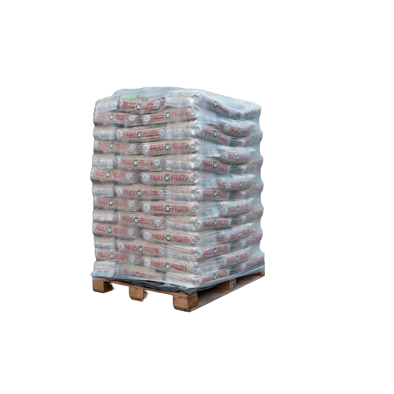 Granulés de bois certifiés DIN+ — 104 sacs de 10kg, PAULS Pellets chez Cocoflamme