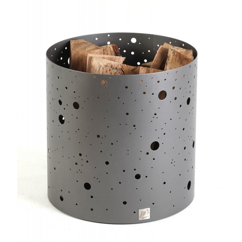 Porte-bûches ajouré design étoilé — Cocoflamme