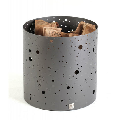 Porte-bûches ajouré design étoilé — Cocoflamme