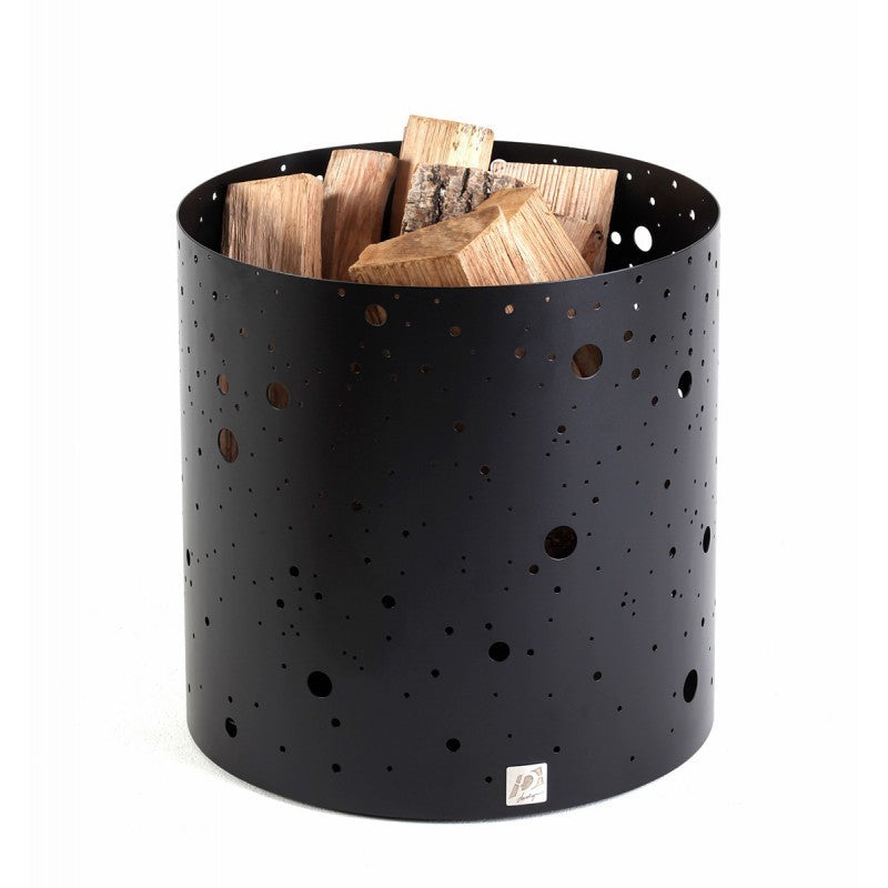 Porte-bûches ajouré design étoilé — Cocoflamme