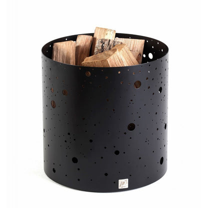 Porte-bûches ajouré design étoilé — Cocoflamme